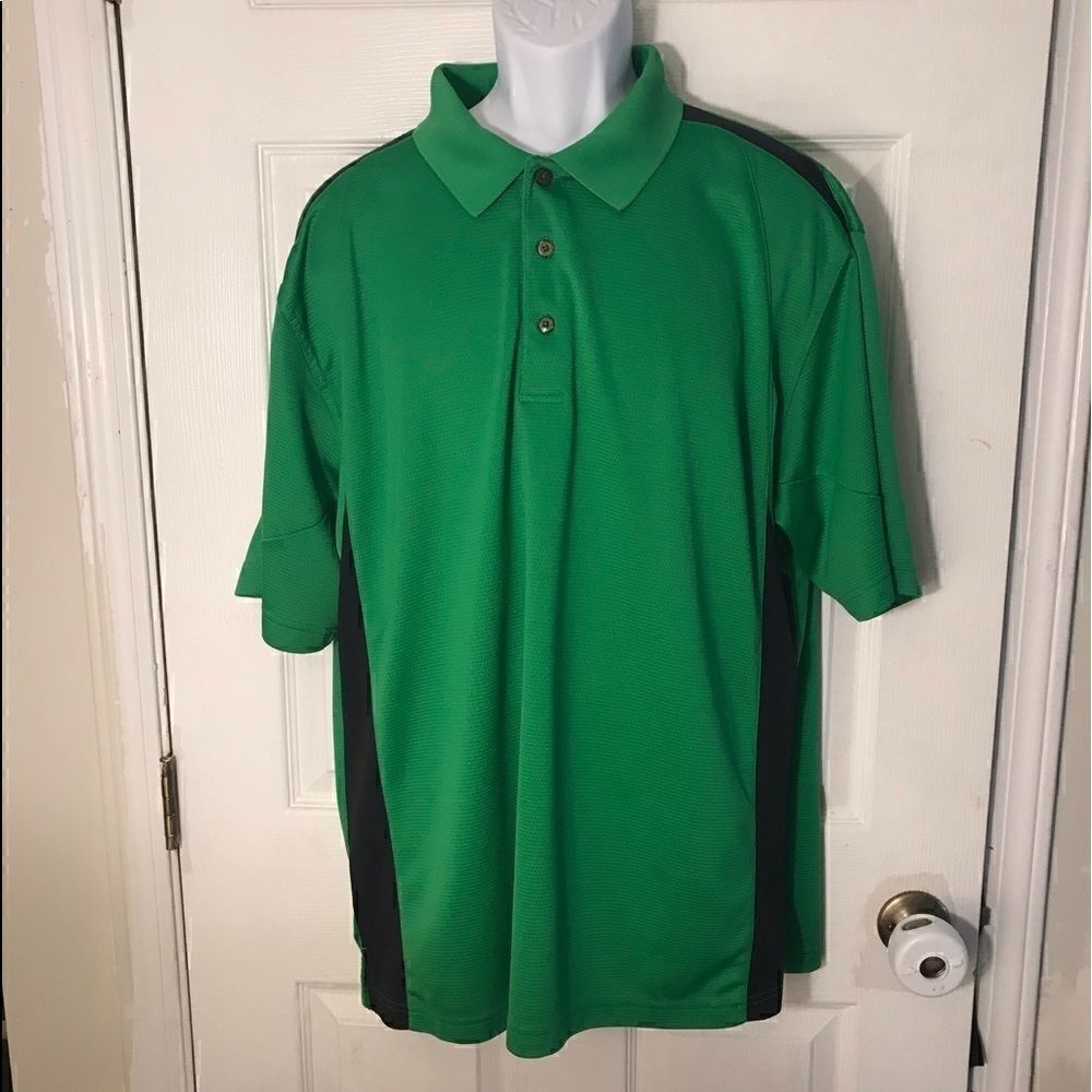 Grand Slam XXL/ XXG Green & Black Polo